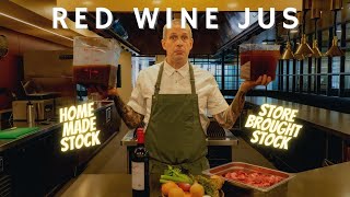 How to make a delicious & simple Red Wine Sauce (Jus)