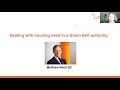 developing in the green belt webinar