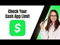 how to check your cash app limit