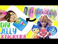 Inside Out 2 Movie DIY Jelly Stickers Activity Kit for Kids! Riley Doll