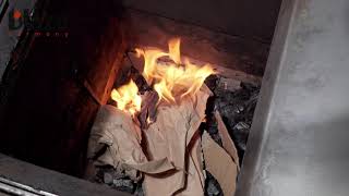 Fire up in the boiler without a layer of hot embers (extinguished boiler) - BLAZE HARMONY