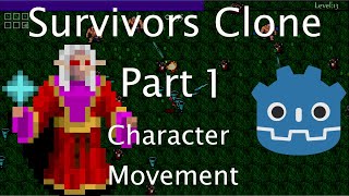 Make a Vampire Survivors Clone in Godot 4: Part 1 - Character Movement