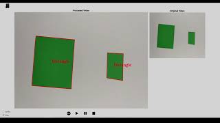 Shapes Detection (Video processing)