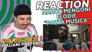 REACTION Marco Mengoni, Elodie - Pazza Musica (SUBTIT) | Reacción | Reazione Marco Mengoni e Elodie