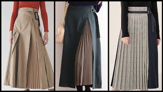 Most Unique trending pleated skirts designs ideas for women 2021 awesome collection of skirts