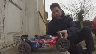 1/8 rc monster truck (barcelona) presentacion lrp s8 rebel limited edition