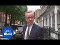 Michael Gove avoids reporters question on historic cocaine use