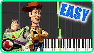 Toy Story Theme Song - You've Got a Friend in Me - EASY Piano Tutorial(Synthesia) by TAM