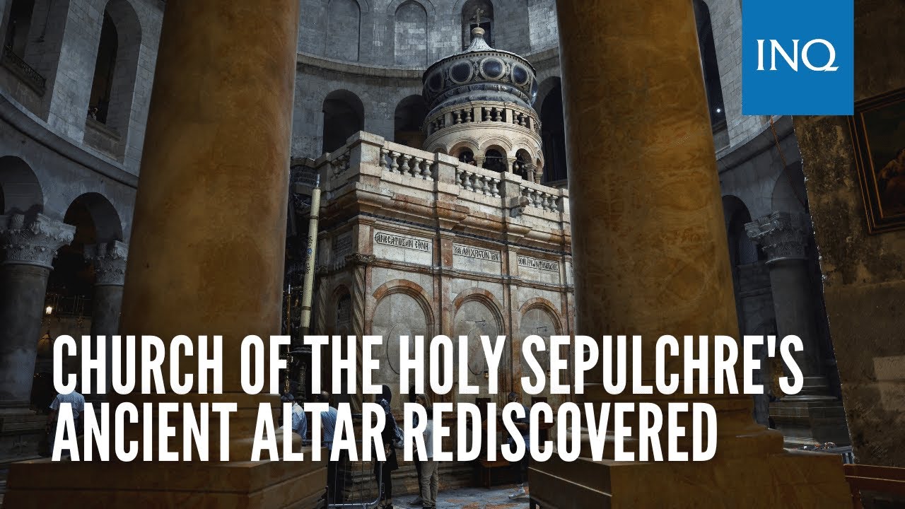 Church Of The Holy Sepulchre's Ancient Altar Rediscovered, Researchers ...