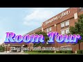 Room Tour - Hampton Inn West Des Moines, Iowa on Lake Drive - Jordon Creek Area - King Bed Room