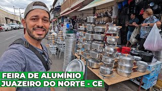 Melhor Feira de Alumínio do Brasil é Aqui em Juazeiro do Norte-CE Muita Variedade e Preço Baixo