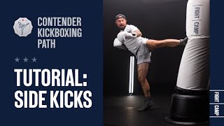 How To Do A Side Kick l Basic Kickboxing Techniques