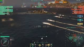 【World_of_Warships 戰艦世界】灑魚雷網雙殺 #陽炎