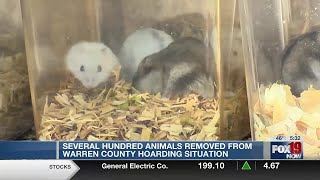 Several hundred animals removed from Warren County hoarding situation