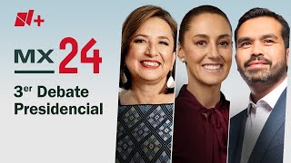 Tercer Debate Presidencial 2024 México y Mesa de Análisis EN VIVO