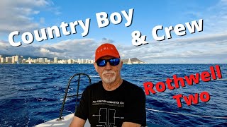 Country Boy, Farr 36, Hawaii Yacht Club, Friday Night Race, Rothwell 2 course.