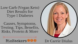 Low Carb (Vegan Keto) Diet Results for Type 1 Diabetes • Dr Carrie Diulus