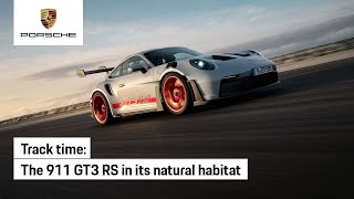 On track in the new Porsche 911 GT3 RS