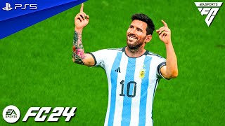 FC 24 - France (KZ) vs. Argentina (MJ7) - Full Online Match | PS5™ [4K60]