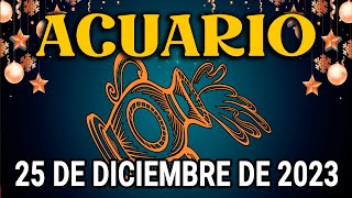 😳𝐓𝐞 𝐞𝐧𝐭𝐞𝐫𝐚𝐬 𝐝𝐞 𝐚𝐥𝐠𝐨 𝐢𝐦𝐩𝐚𝐜𝐭𝐚𝐧𝐭𝐞😨 Horóscopo de hoy Acuario ♒ 25 de Diciembre de 2023|Tarot