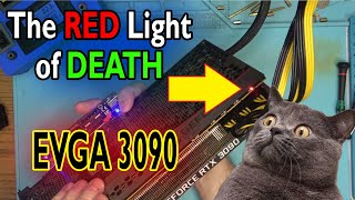 EVGA 3090 red light of death repair