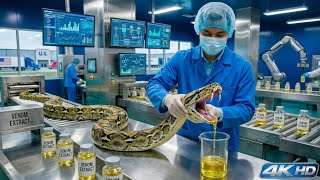 “Inside the Secret Snake Venom Factory 🐍💉 – From Deadly Poison to Life-Saving Medicine!”