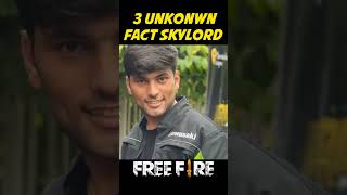 3 Unknown Facts About Skylord 🥺😔 | Skylord Death #shorts #skylordfreefire