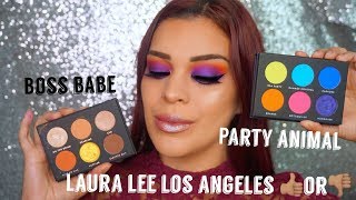 LAURA LEE PARTY ANIMAL & BOSS BABE REVIEW| TUTORIAL|Romyglambeauty