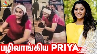 GYM Trainer ஐ பழிவாங்கிய பிரியா | Priya Bhavani Shankar Work Out Video | Hot Tamil News