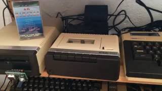 1K ATASCII Blaster loading from cassette on Atari 8-Bit computer