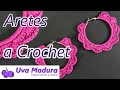 💍CANDONGAS Aretes tejidos a CROCHET Ganchillo hermosas y fáciles de hacer TUTORIAL paso a paso