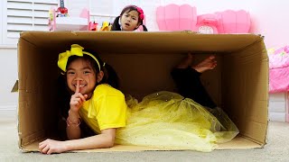 Emma and Jannie Pretend Play Hide and Seek | Learn To Help Others Kids Story