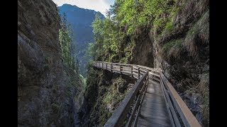 In der Vorderkaserklamm St  Martin bei Lofer im Juli 2021