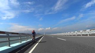 サイクルツアー北九州２０１３　北九州空港連絡橋