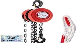 VEVOR Hand Chain Hoist 6600 lbs /3 Ton Capacity Chain Block 10ft/3m Review