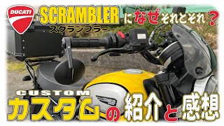 【DUCATI Scrambler Icon】カスタムしたら・・・う～ん、なんか違う