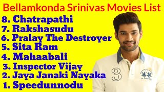 Bellamkonda Srinivas Top 8 South Hindi Dubbed Movies List | Sai Srinivas All Movies List Filmy Facts