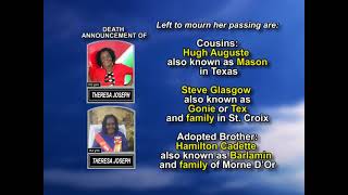 Theresa Joseph ~ Long Obituary