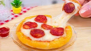 ASMR Cooking Miniature Food - Tasty Fast Food Miniature Pizza and Burger King Re