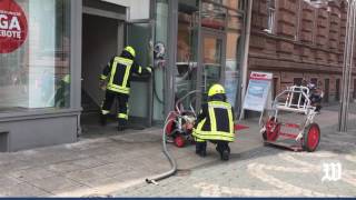 Feuerwehreinsatz am Wormser Obermarkt: Schnitzel angebrannt