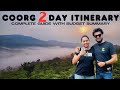 Coorg Travel Guide 2024: 2 Day Budget Itinerary | Coorg Top Tourist Places | Budget Trip |Food| Cafe