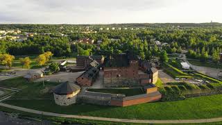 Hämeen linna - Hämeenlinna Suomi Finland Drone Video 4K