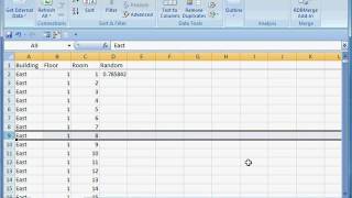 Randomly sampling a list in Excel
