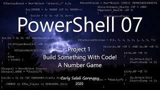 PowerShell 07: Repetition AND Decision Structures - A Number Game