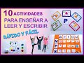 🆎🔤10 ACTIVIDADES PARA ENSEÑAR A LEER Y ESCRIBIR FÁCIL Y RÁPIDO - SÍLABAS