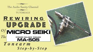 Micro Seiki MA505 Wiring Upgrade