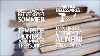Montage et présentation de notre sommier en kit