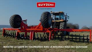 NOUVEAUTE EXCLUSIVE QUIVOGNE : ROULEAU AERATEUR DE PRAIRIES