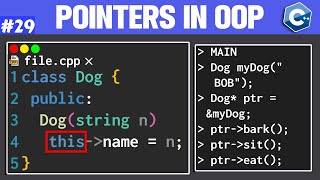 Pointers in C++ Classes and Objects