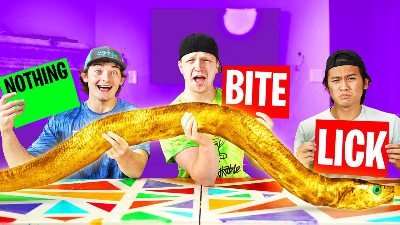 EXTREME Bite, Lick Or Nothing Food Challenge! *GROSS*